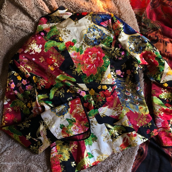 Vintage Asian Inspired Brocade Jacket - Picture 7 of 7